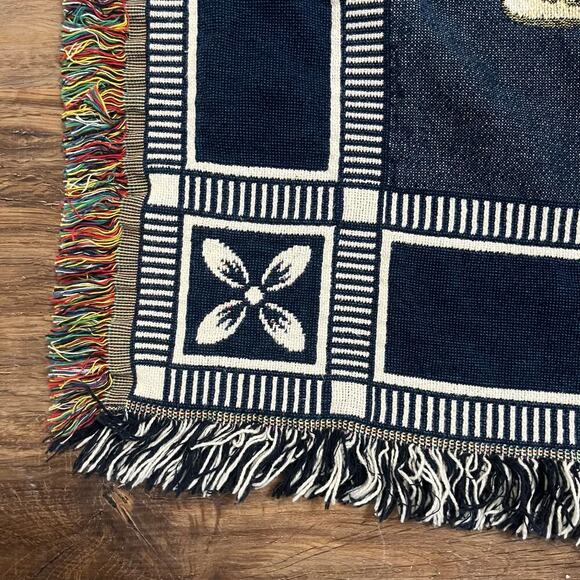 Chatham Vintage Collectors Porcelain Dolls Woven Throw Blanket - Picture 6 of 6